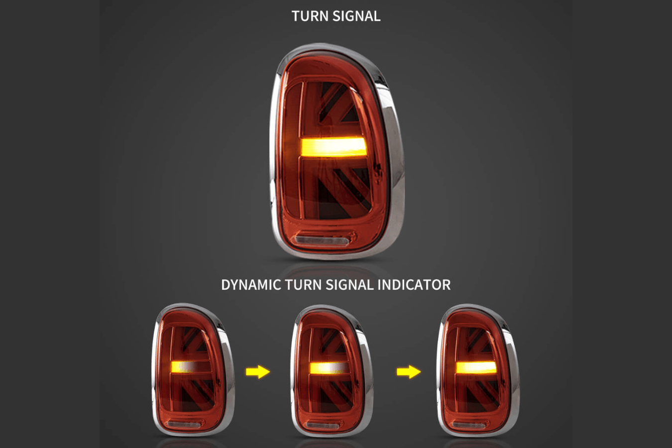 Mini Cooper - Red and Smoked - LED Tail Lights Upgrade (2010-2016)