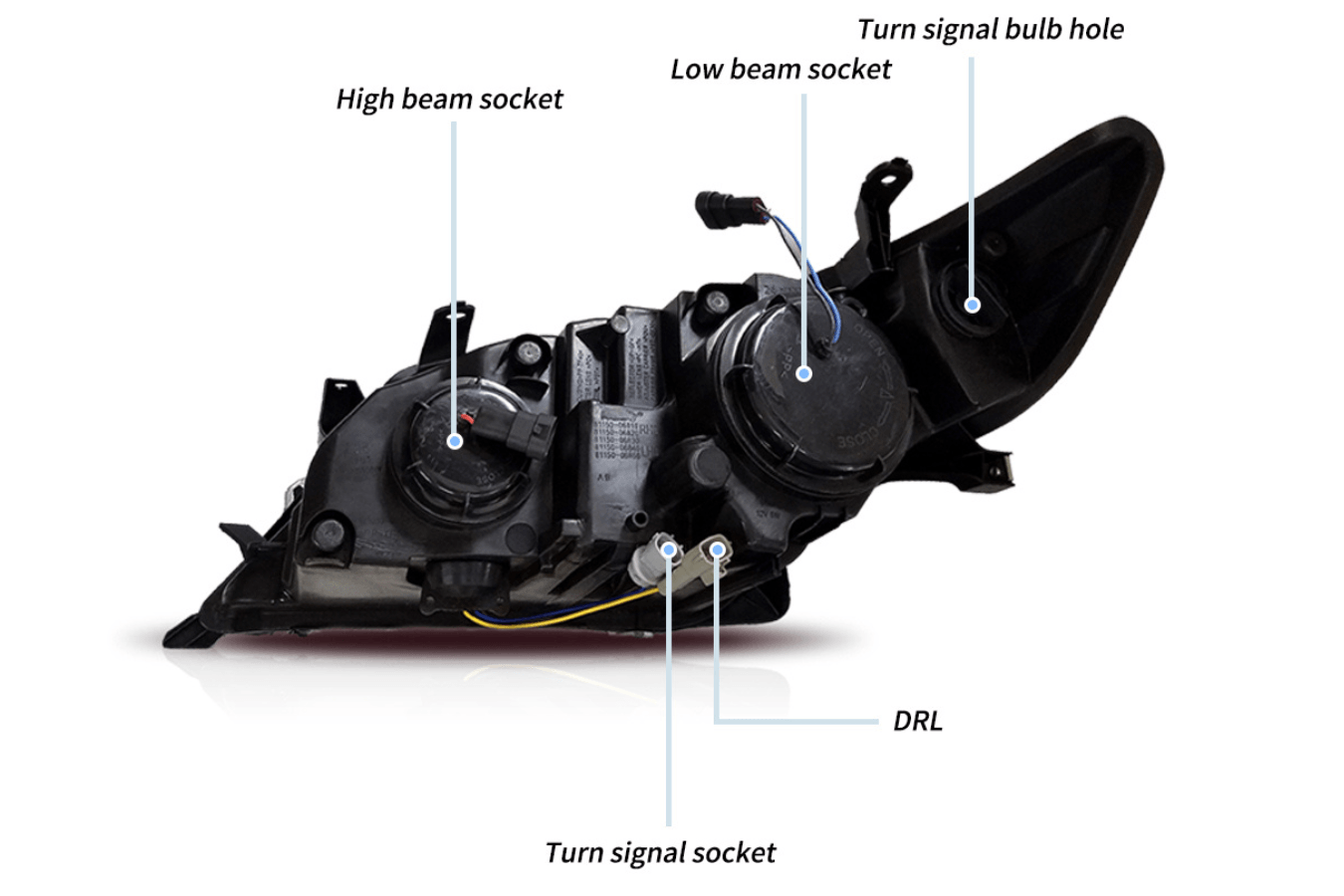 Toyota Camry 7th Gen XV50 Pre-Facelift Regular Models Projector Headlights Upgrade (2011-2014)