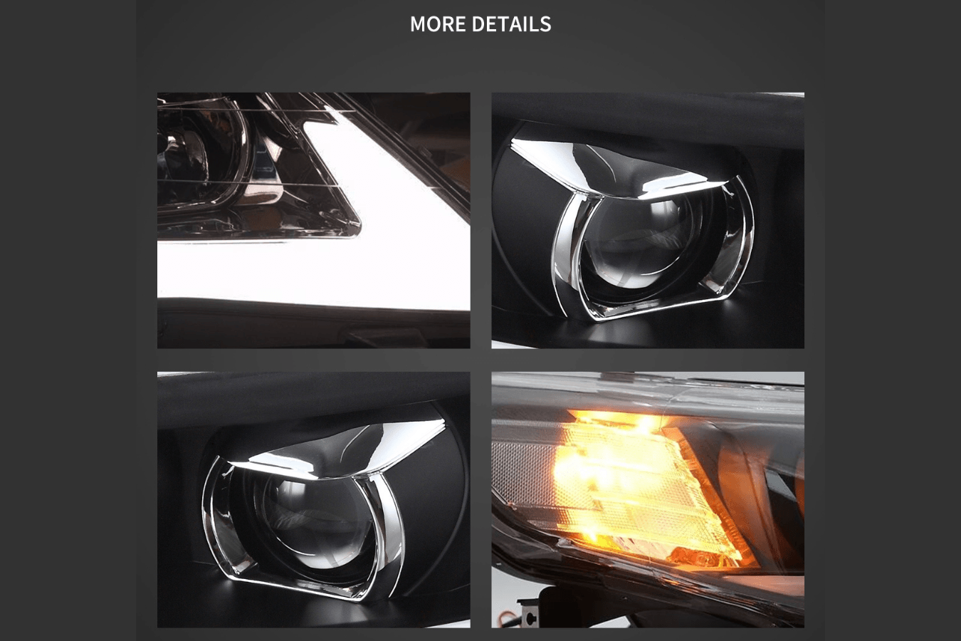 Toyota Camry 7th Gen XV50 Pre-Facelift Regular Models Projector Headlights Upgrade (2011-2014)