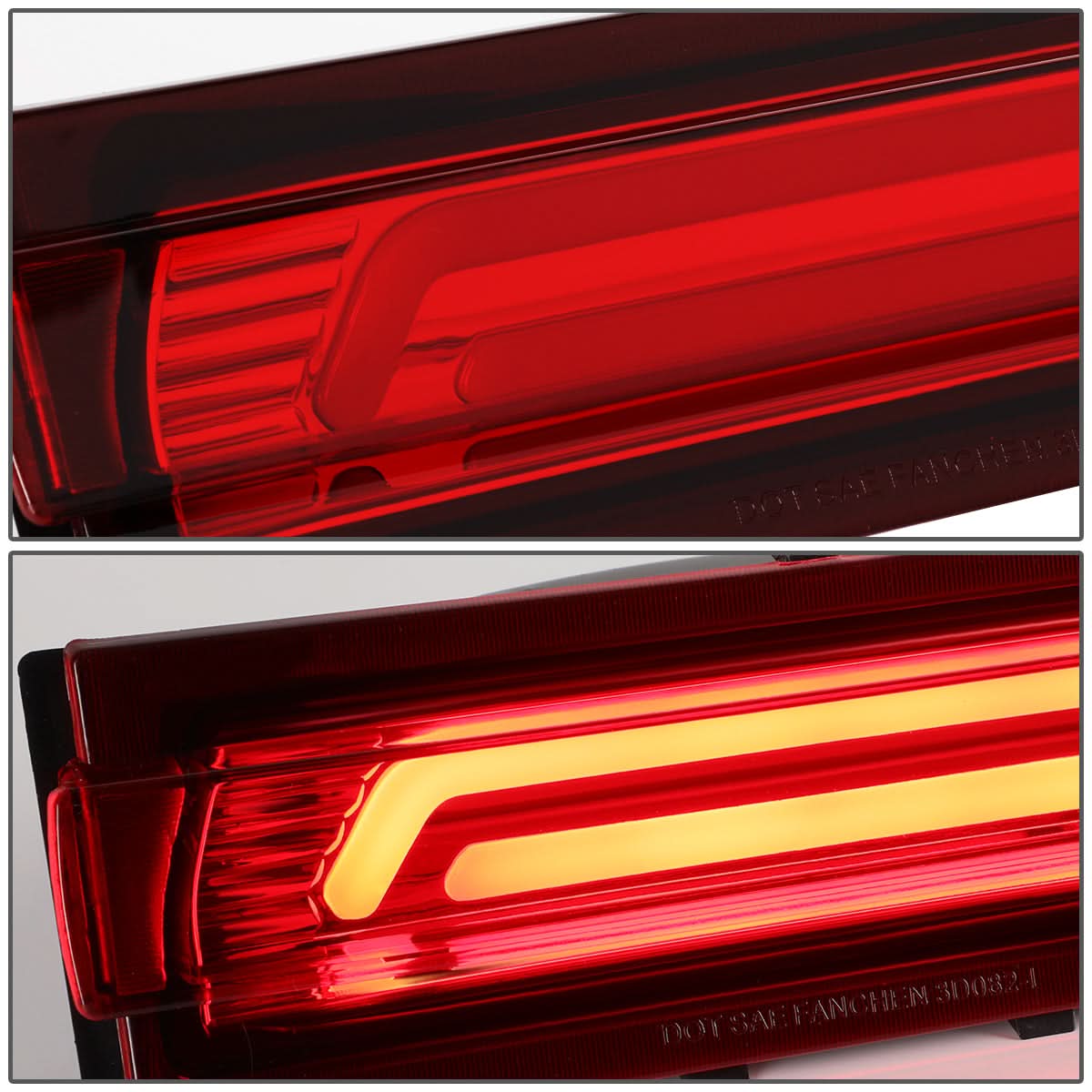 91-96 Chevrolet Corvette 3D LED Third Brake Light Red