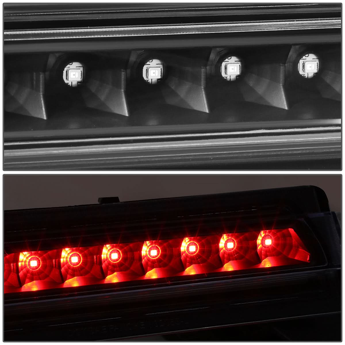91-96 Chevrolet Corvette LED 3rd Brake Light Black