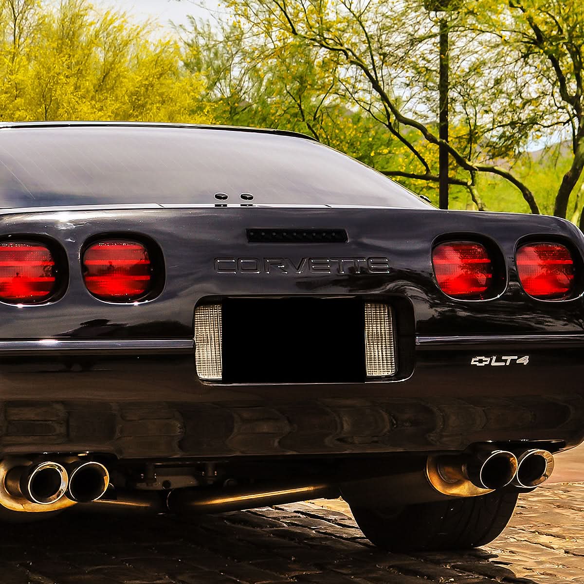 91-96 Chevrolet Corvette LED 3rd Brake Light - Black Smoke