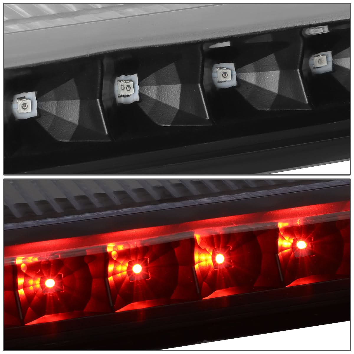 2013-2017 Chevy Express GMC Savana LED 3rd Brake Light - Black