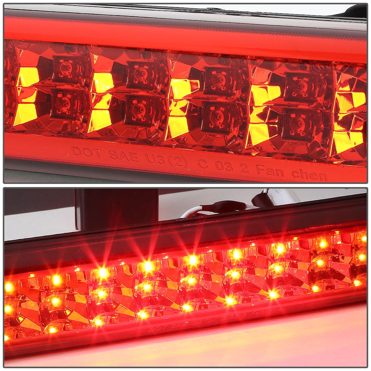 04-12 Chevrolet Colorado GMC Canyon LED 3rd Brake Light Red