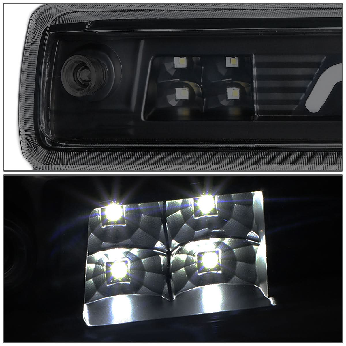 2015-2018 Chevrolet Colorado 3D LED Third Brake Light - Black/Smoke