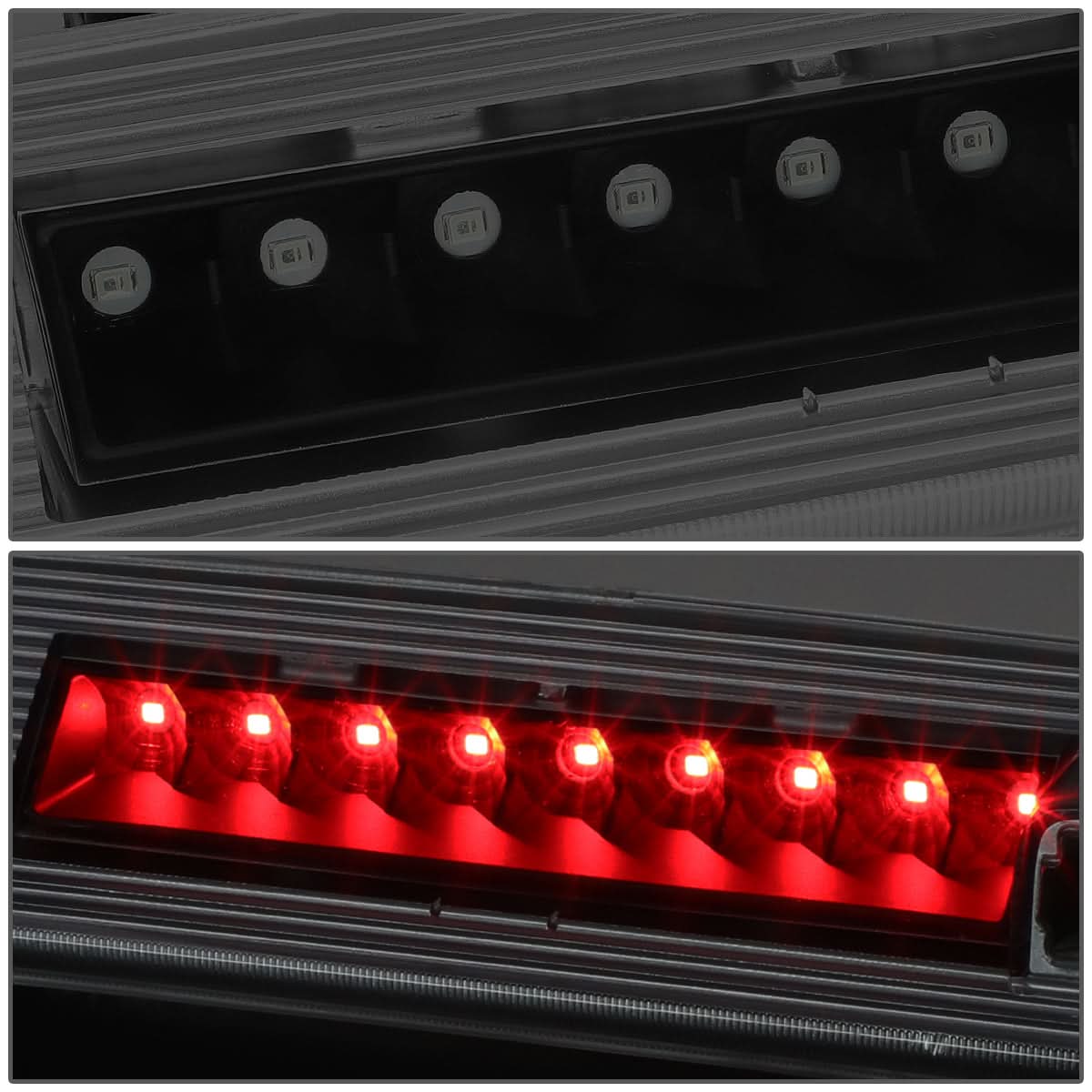 2007-2012 Dodge Nitro LED Third Brake Light - Black Smoke