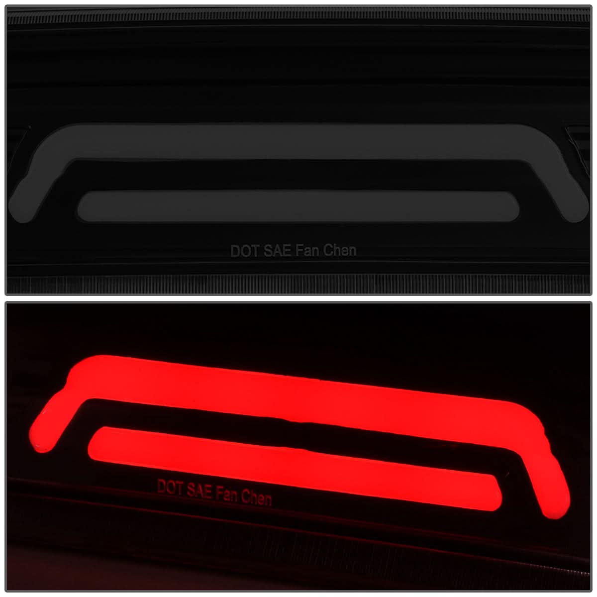 09-17 Dodge Ram 1500/2500/3500 3D LED Third Brake Light - Black/Smoke