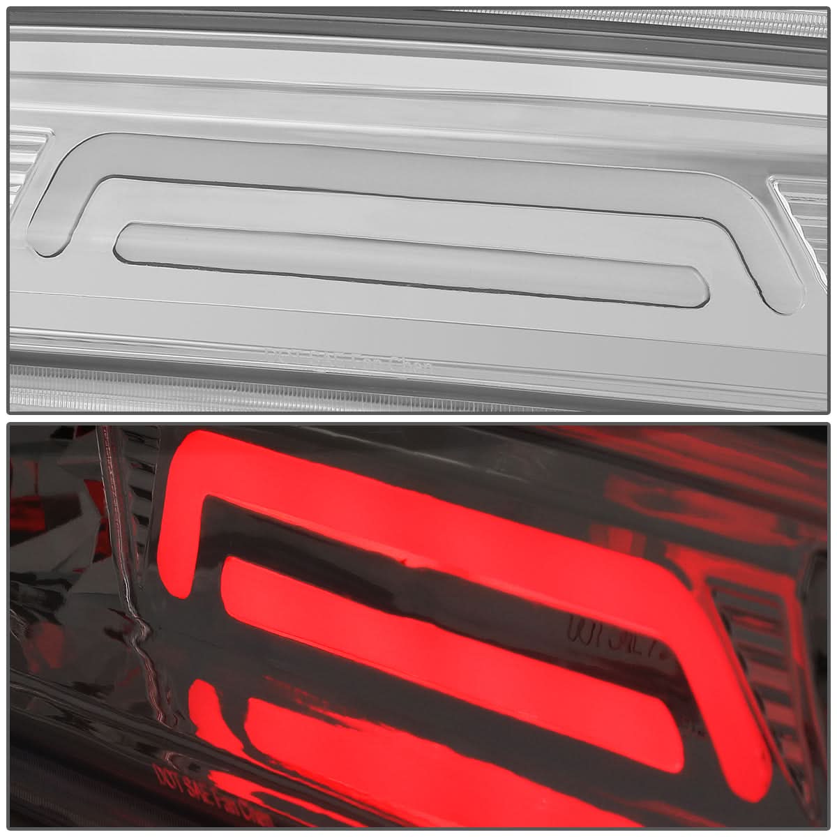 09-17 Dodge Ram 1500/2500/3500 3D Style LED Third Brake Light - Chrome