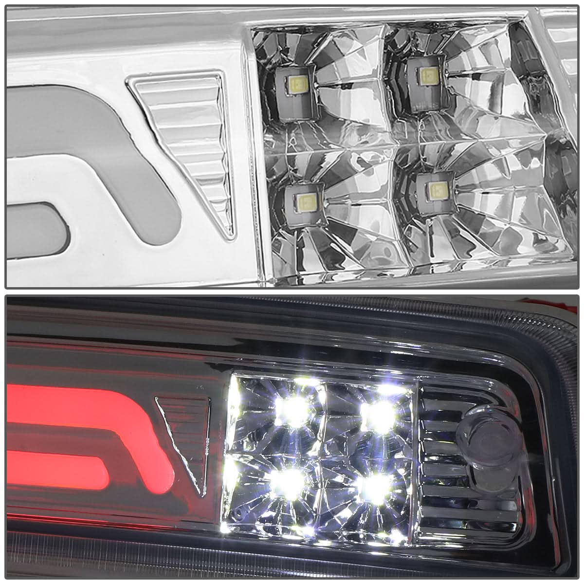 09-17 Dodge Ram 1500/2500/3500 3D Style LED Third Brake Light - Chrome