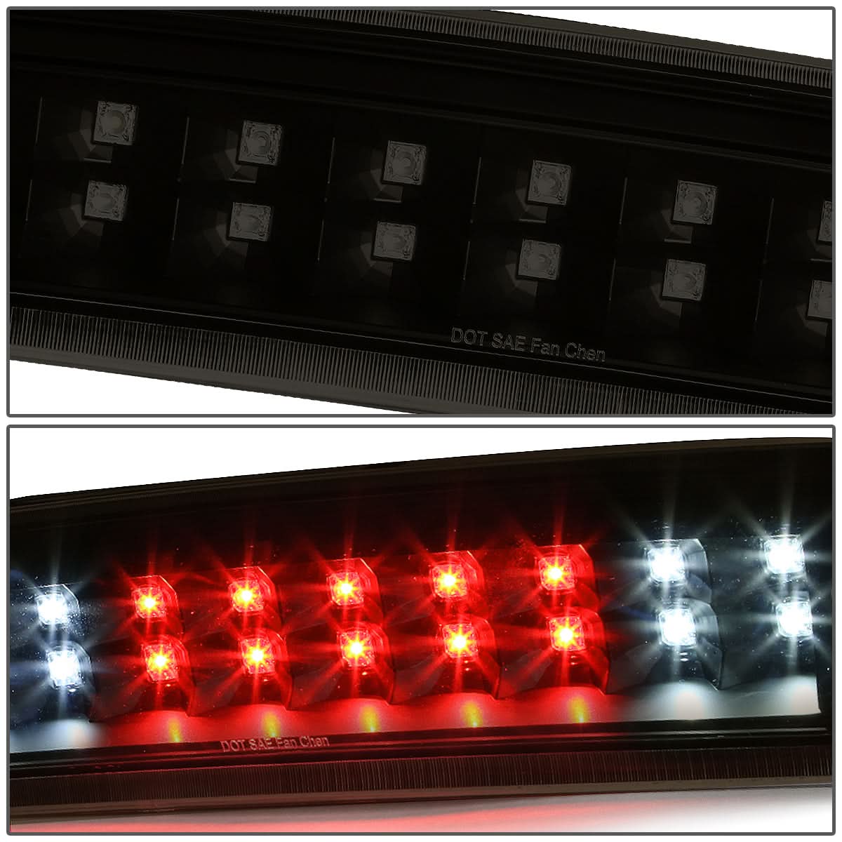 09-17 Dodge Ram LED 3rd Brake Light - Black/Smoke w/ Cargo Lights