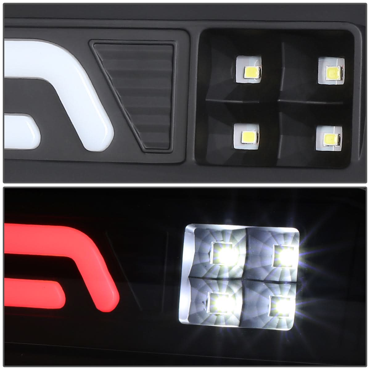 02-09 Dodge Ram 3rd Brake Light - 3D LED Black Cargo Light