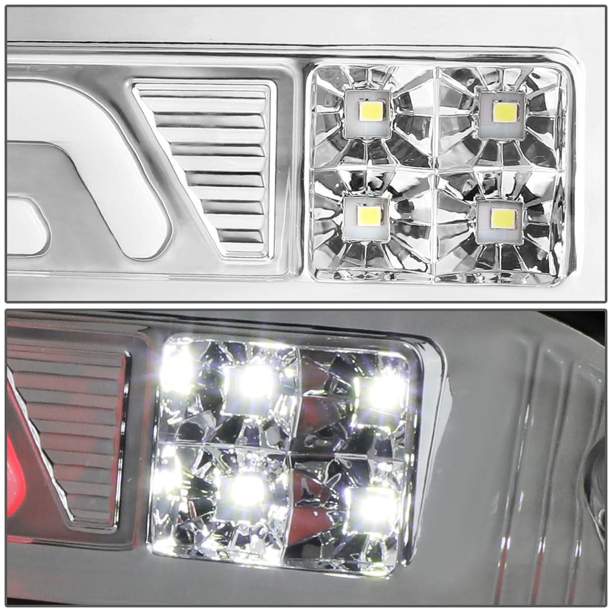 02-09 Dodge Ram 1500/2500/3500 3D Style LED Third Brake Light Chrome