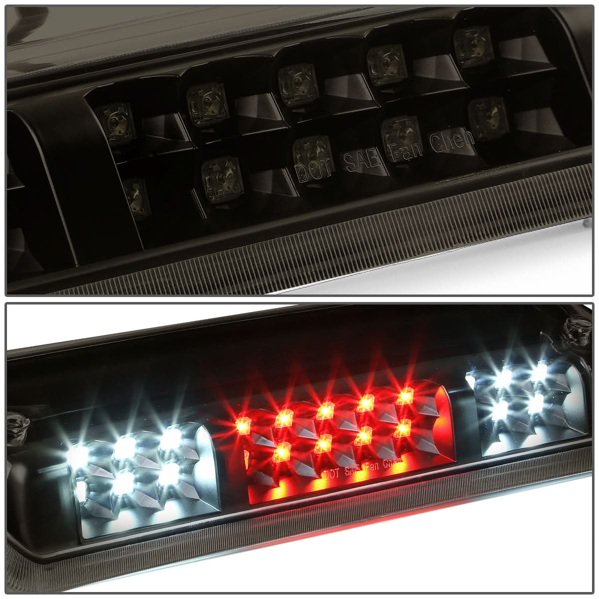 2004-2010 Ford F-150 / Explorer Sport Trac LED 3rd Brake Light - Black/Smoke
