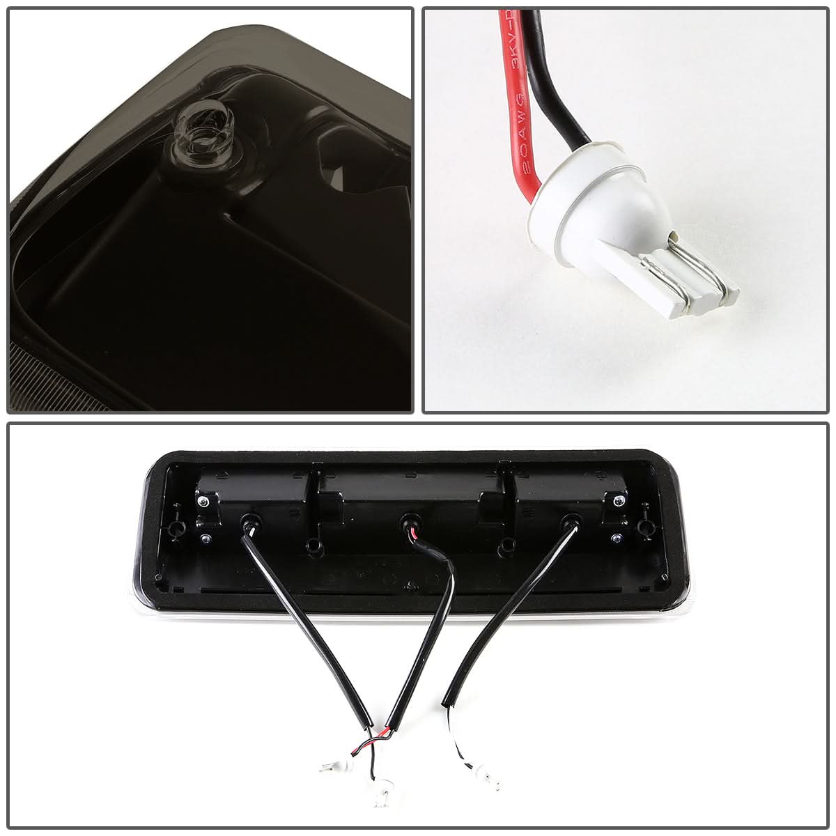2004-2010 Ford F-150 / Explorer Sport Trac LED 3rd Brake Light - Black/Smoke