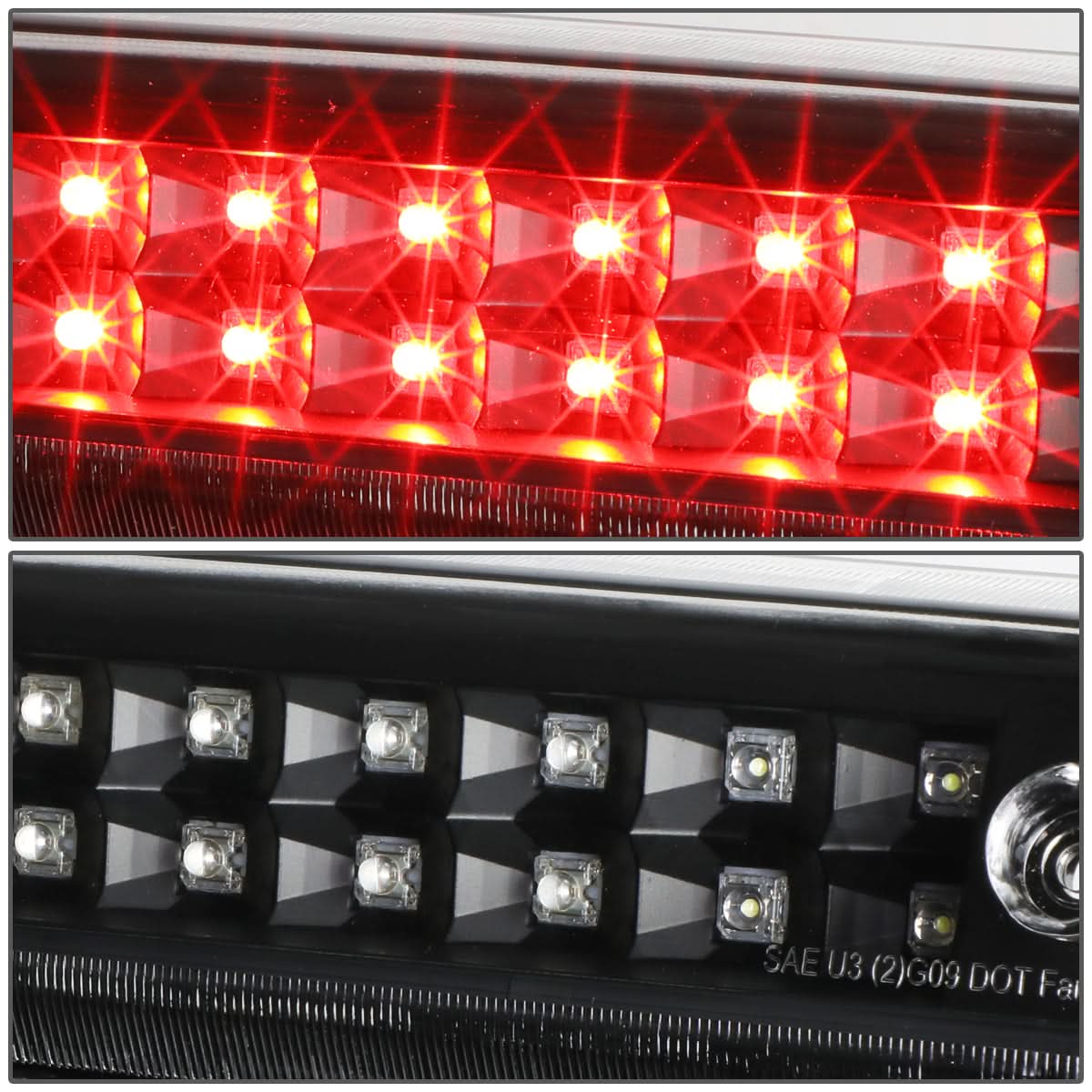 09-14 Ford F-150 / 10-14 Lincoln Mark LT LED 3rd Brake Light - Black