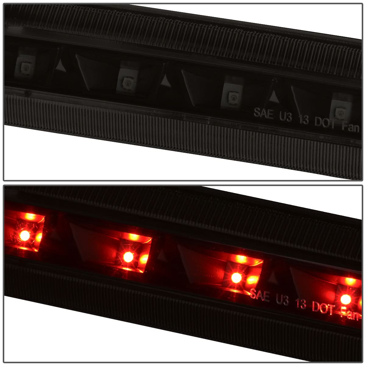 2013-2018 Ford Escape LED Third Brake Light - Black Smoke