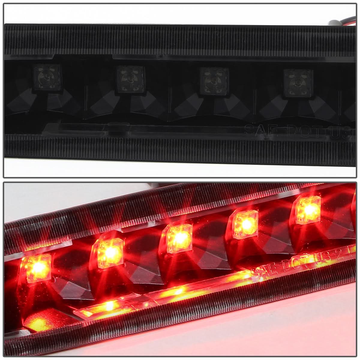 2005-2009 Ford Mustang LED Third Brake Light - Black/Smoke
