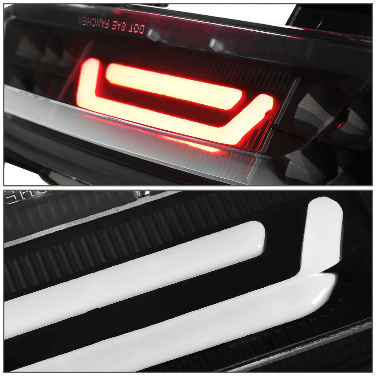 2015-2018 Ford Mustang 3D LED Third Brake Light - Black