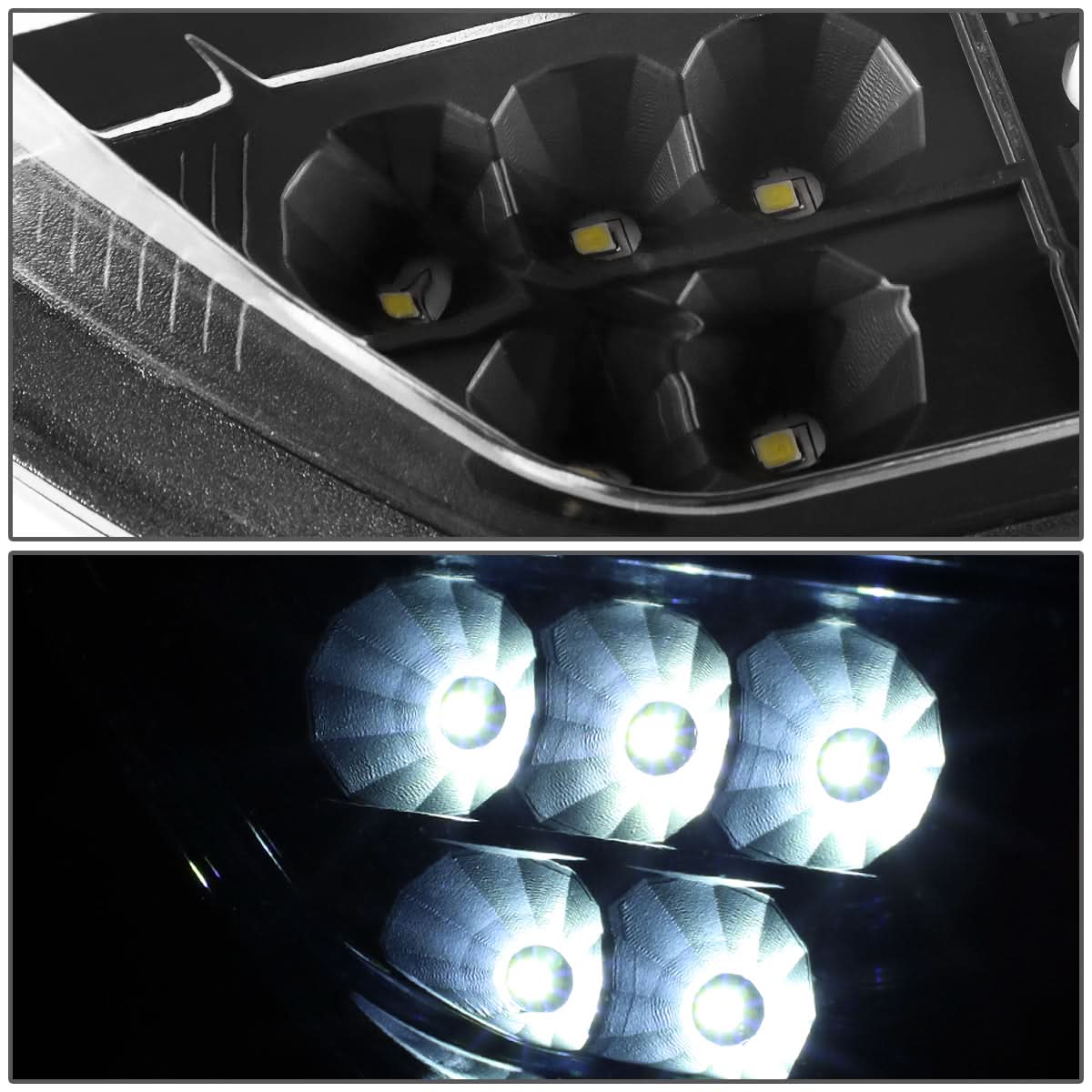 2015-2018 Ford Mustang 3D LED Third Brake Light - Black