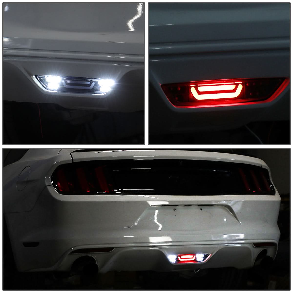 2015-2018 Ford Mustang 3D LED Third Brake Light - Black
