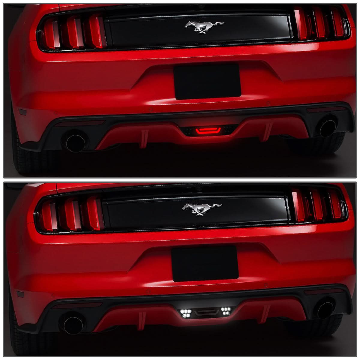 15-18 Ford Mustang 3rd Brake Light - LED Black Smoke