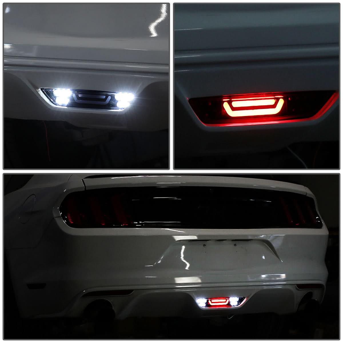 15-18 Ford Mustang 3rd Brake Light - LED Black Smoke