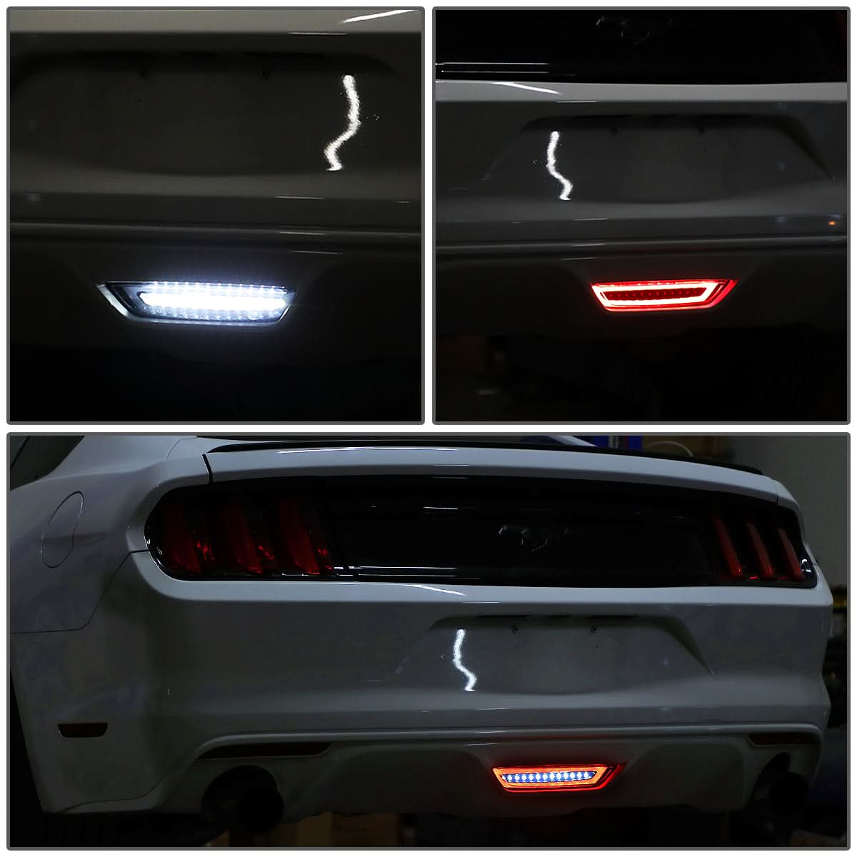 2015-2018 Ford Mustang 3rd Brake Light LED Black Smoke