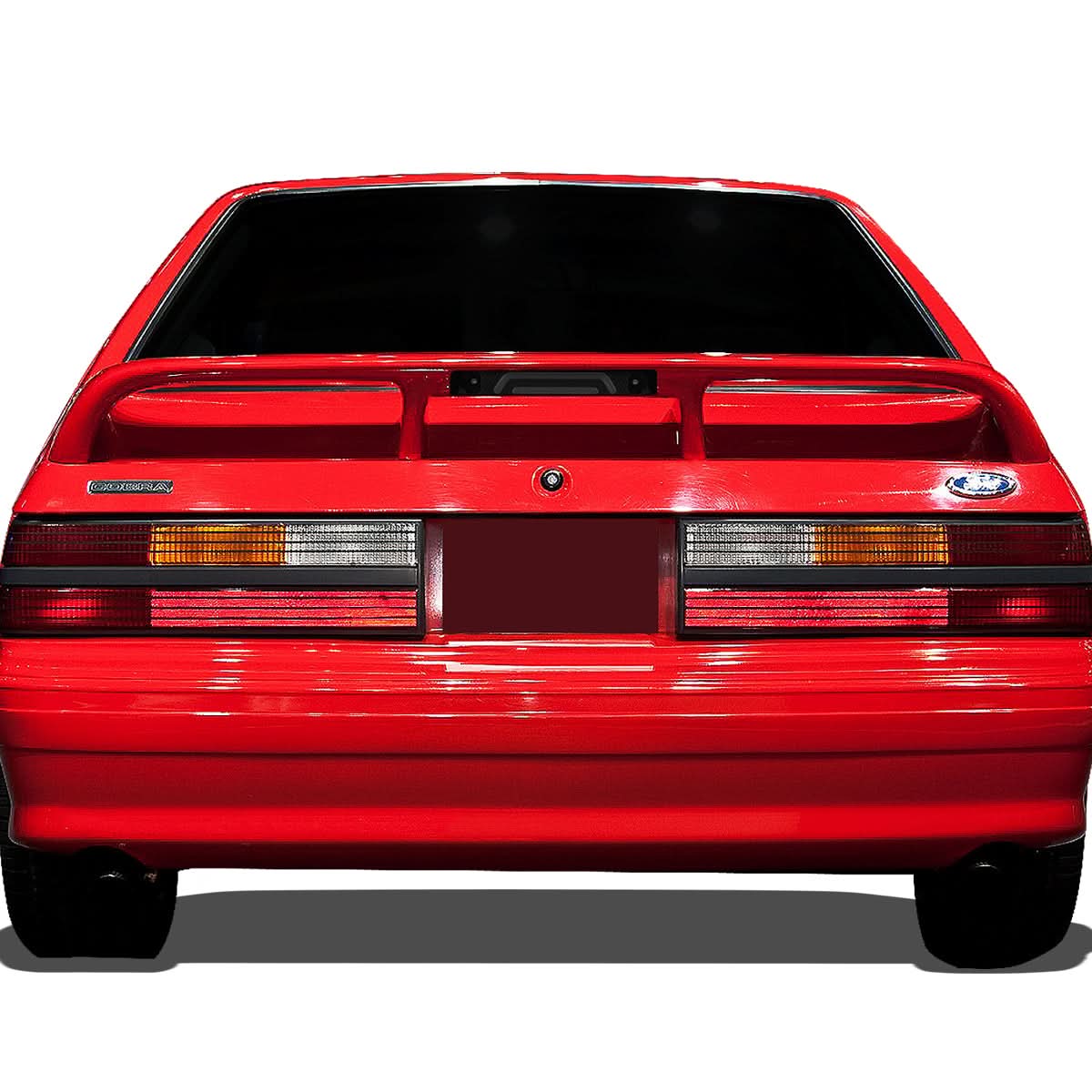 87-93 Ford Mustang 3rd Brake Light LED Hatchback Spoiler Black/Smoke