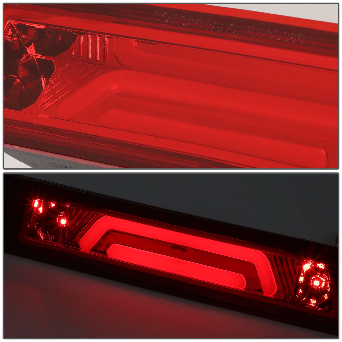 87-93 Ford Mustang LX 3rd Brake Light - LED Red Hatchback