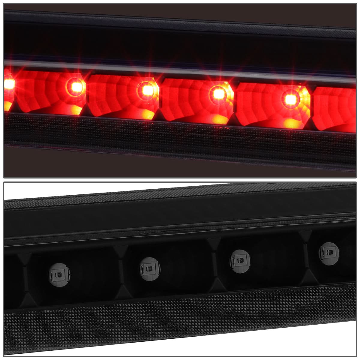 99-04 Ford Mustang 3rd Brake Light LED Black Smoke