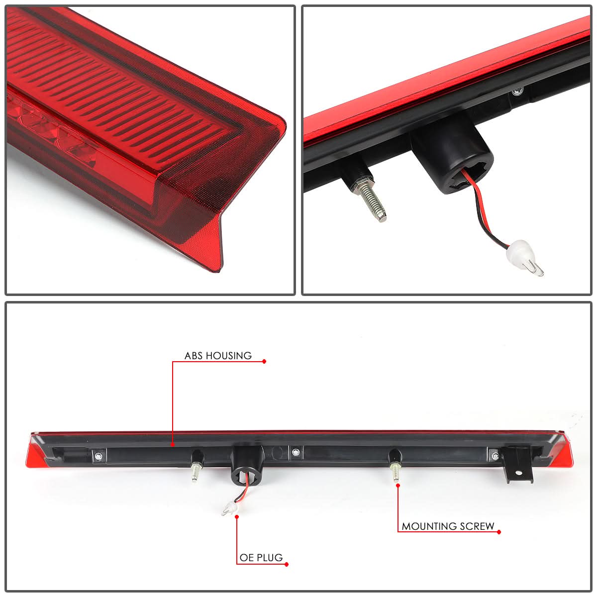 1999-2004 Ford Mustang LED Third Brake Light - Red