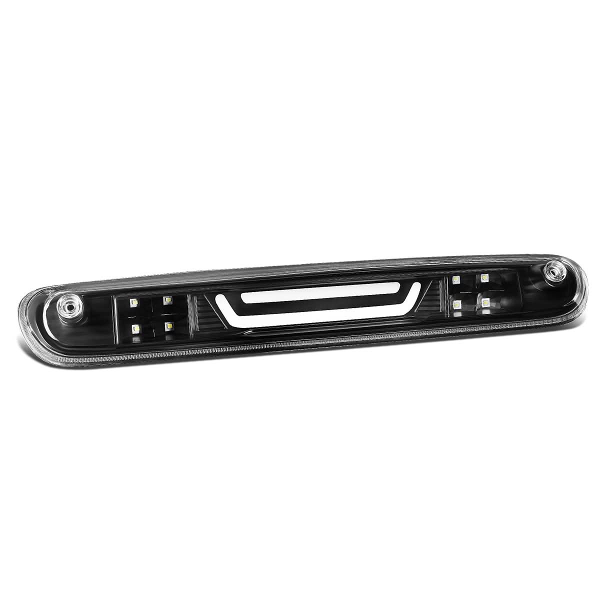 07-14 Chevrolet Silverado GMC Sierra 3D LED Third Brake Light Black