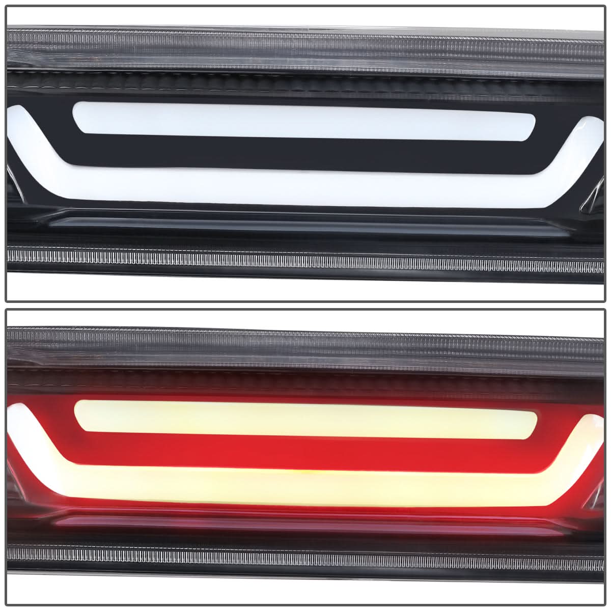 07-14 Chevrolet Silverado GMC Sierra 3D LED Third Brake Light Black