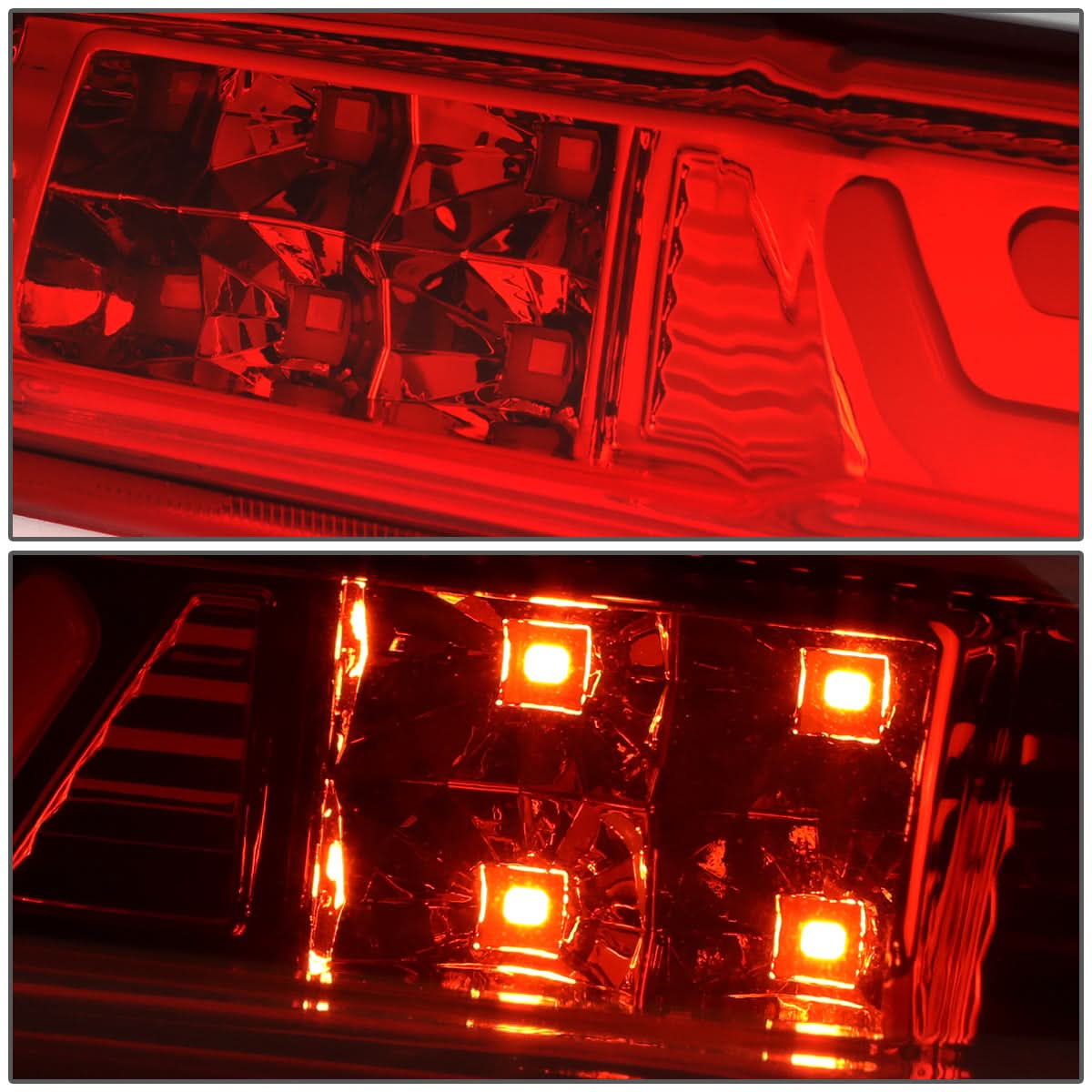 07-14 Chevy Silverado GMC Sierra 3D LED Third Brake Light Red