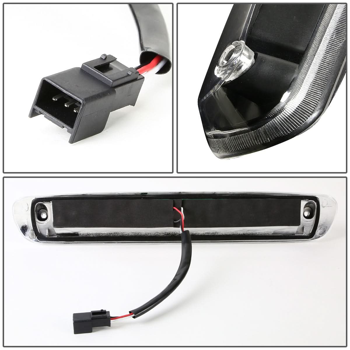 07-14 Chevrolet Silverado GMC Sierra LED 3rd Brake Light Black