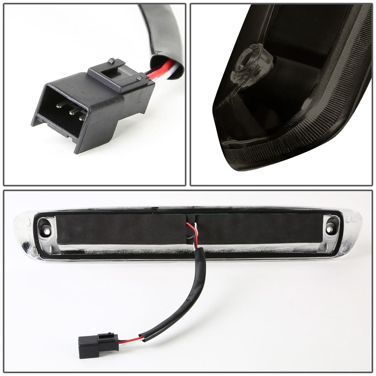 07-14 Chevrolet Silverado GMC Sierra LED 3rd Brake Light Black Smoke