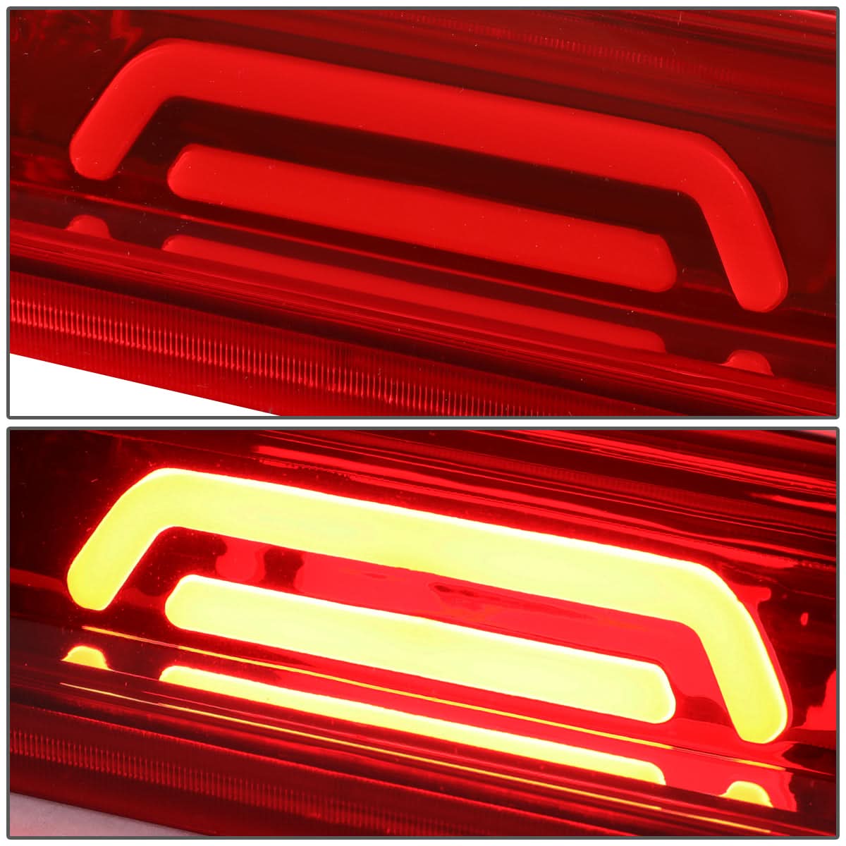 14-20 Chevy Silverado GMC Sierra 3D LED Third Brake Light Red
