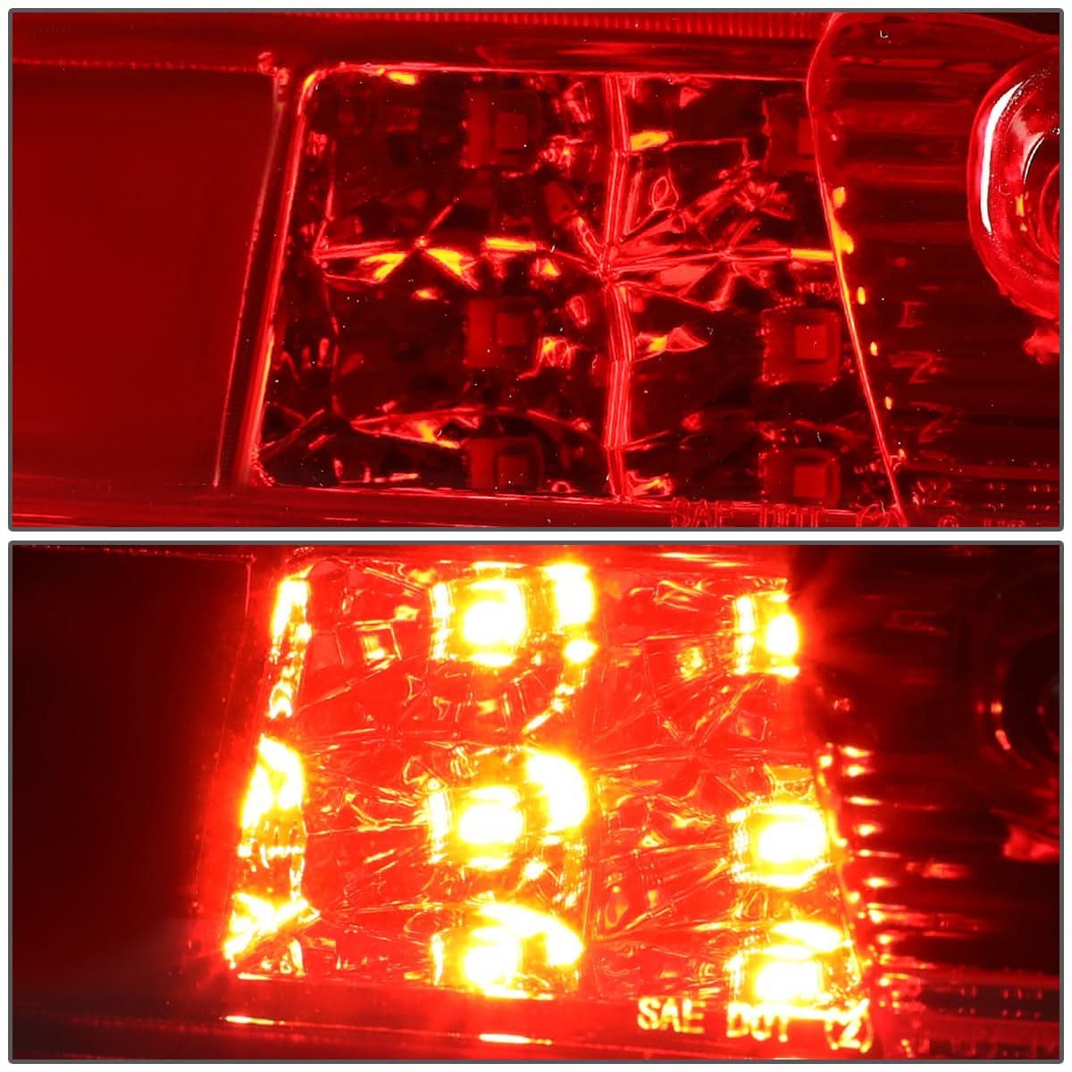 14-20 Chevy Silverado GMC Sierra 3D LED Third Brake Light Red
