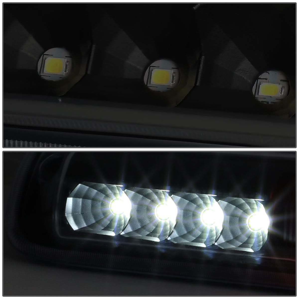 99-07 Chevy Silverado GMC Sierra 3D LED Third Brake Light Black Smoke