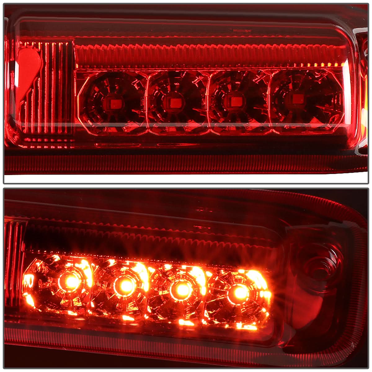 99-07 Chevy Silverado GMC Sierra 3D LED Third Brake Light Red