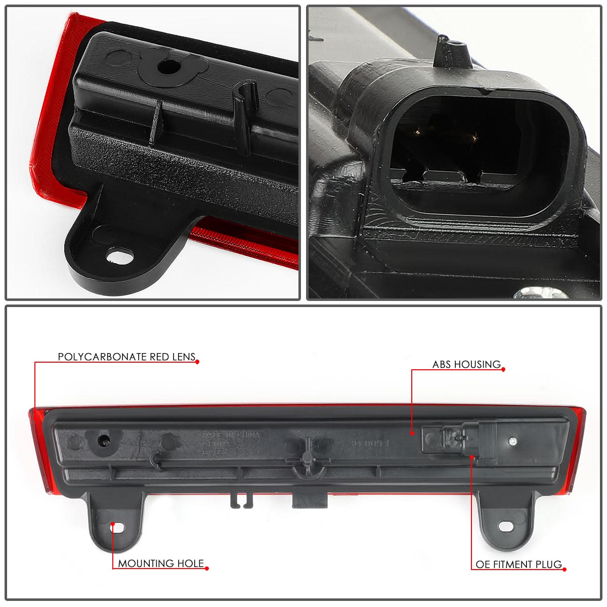 2000-2006 Chevrolet Suburban Tahoe GMC Yukon 3D LED Third Brake Light