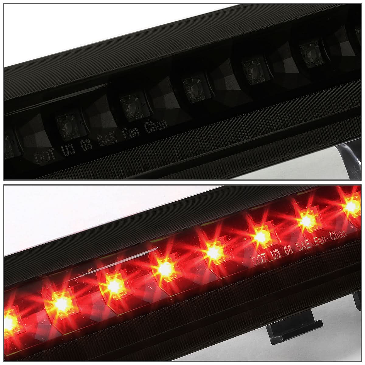 00-06 Chevy Suburban Tahoe GMC Yukon LED 3rd Brake Light Black/Smoke