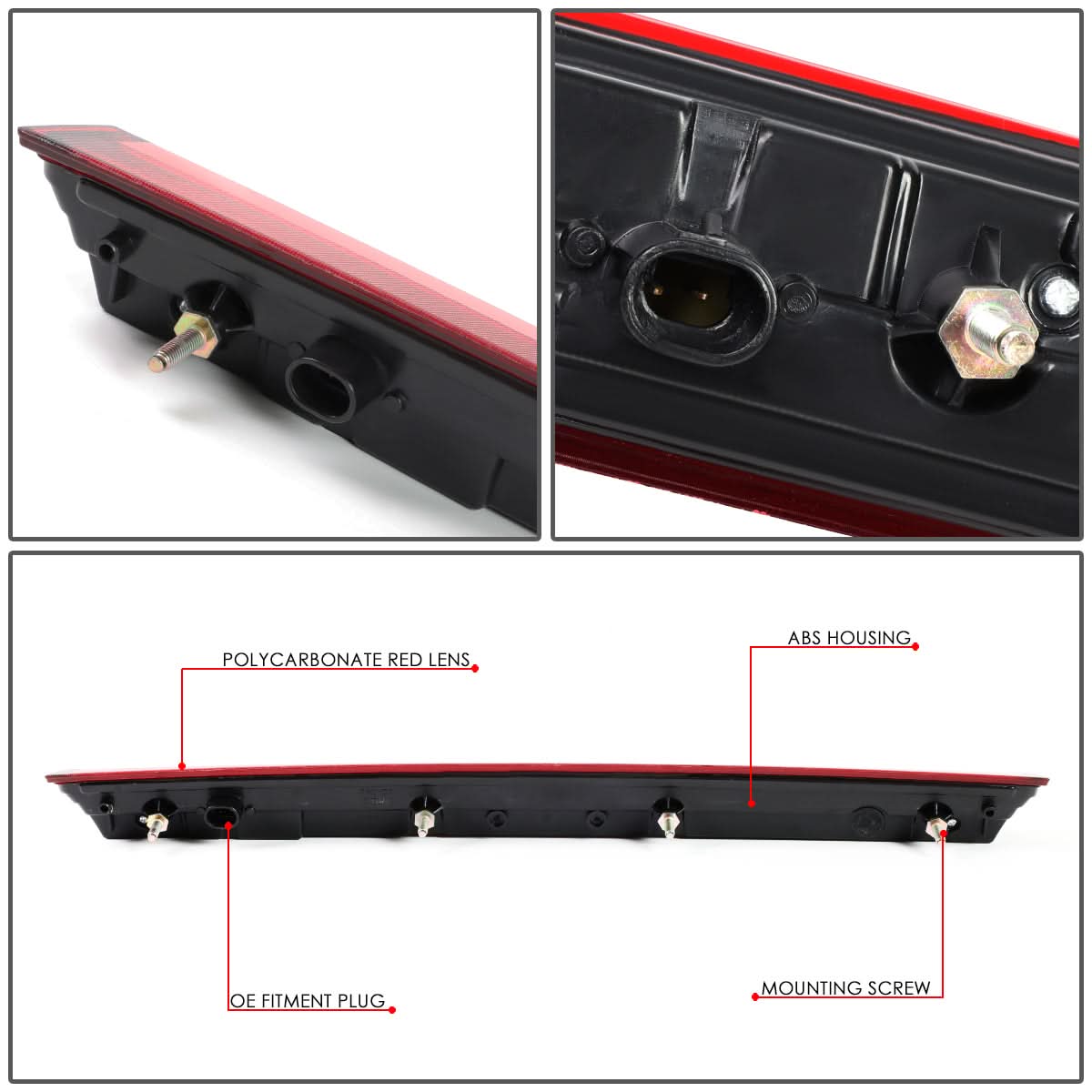 2015-2020 Chevrolet Tahoe/Suburban 3D LED Third Brake Light - Red