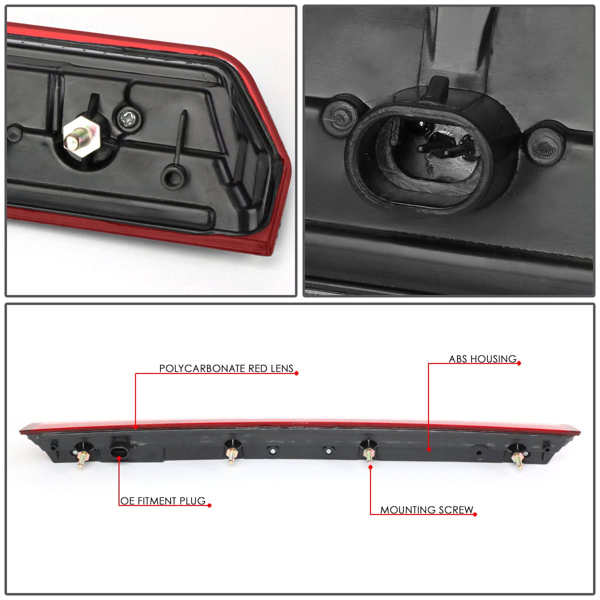 15-20 Chevrolet Tahoe Suburban LED 3rd Brake Light Red