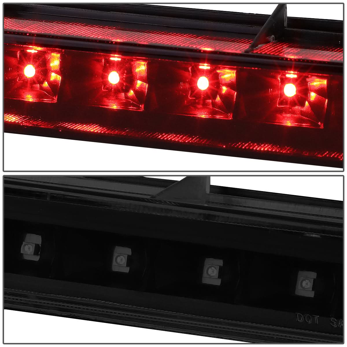 2007-2009 Chevrolet Equinox LED 3rd Brake Light - Black/Smoke