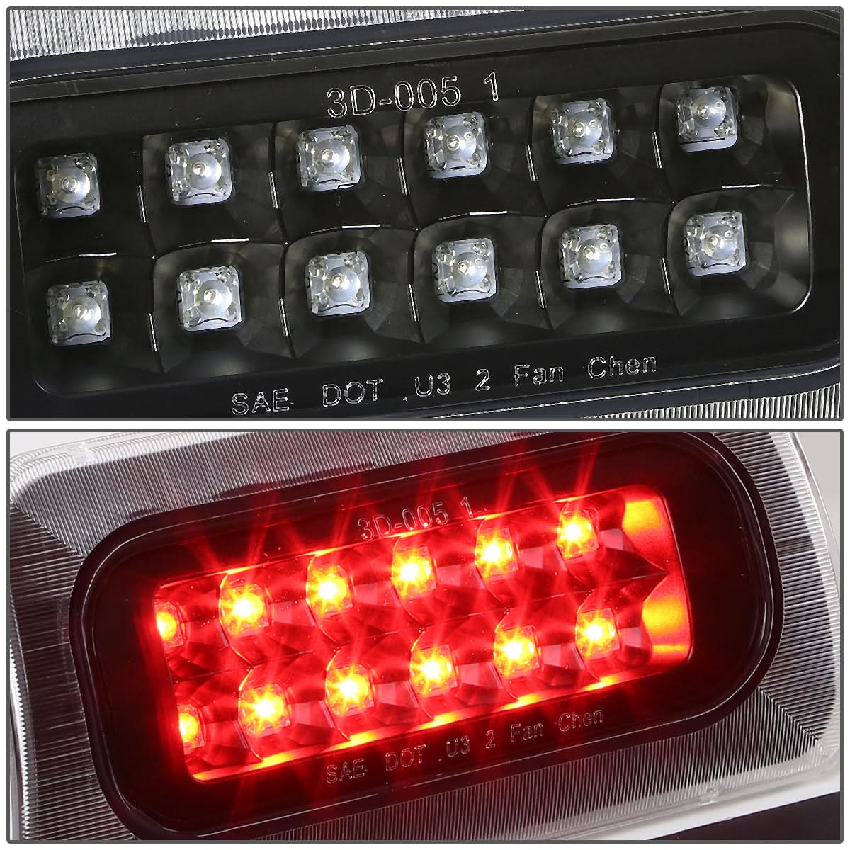 94-03 Chevy S10 / GMC Sonoma 3rd Brake Light - LED Black