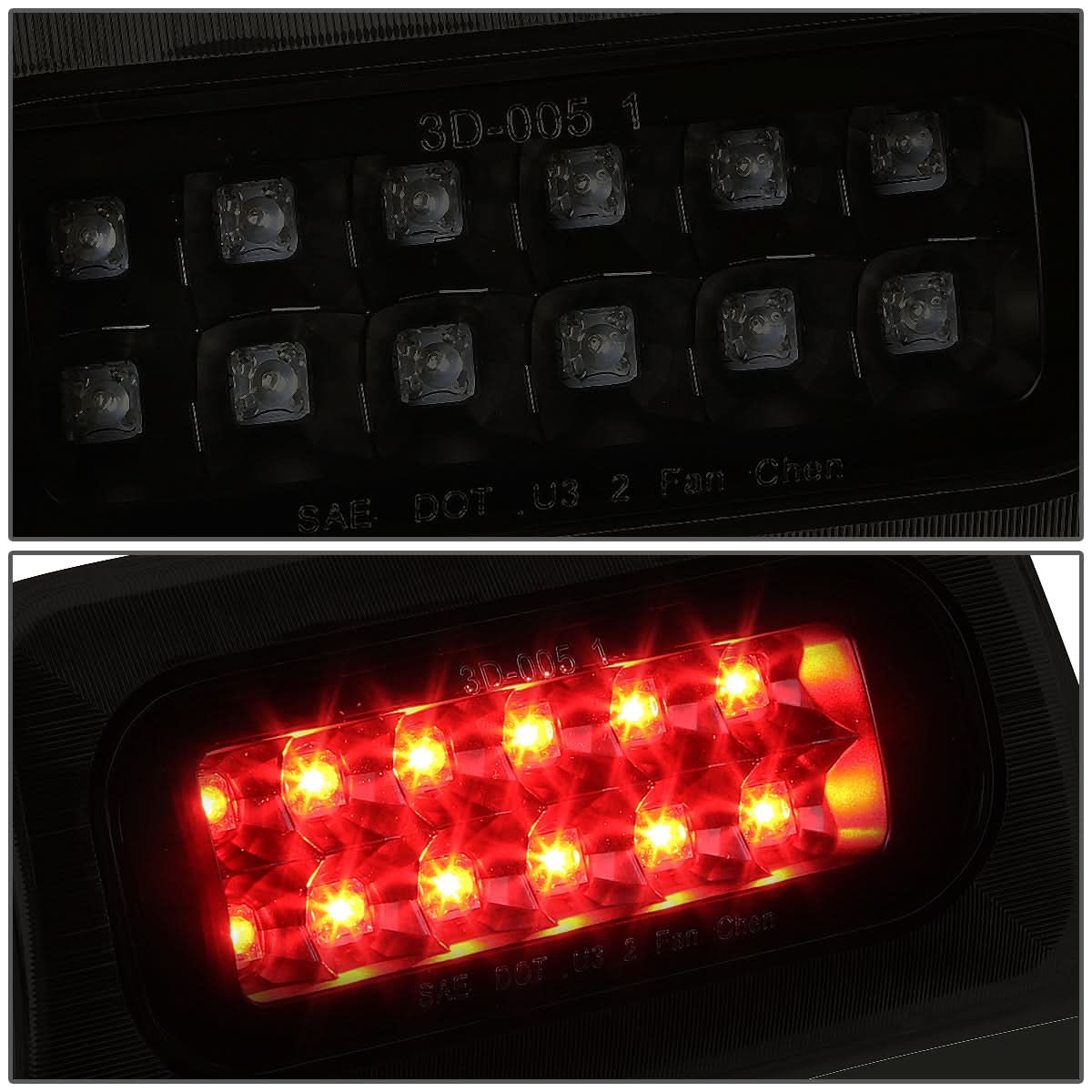 94-03 Chevrolet S10 / GMC Sonoma LED 3rd Brake Light - Black Smoke