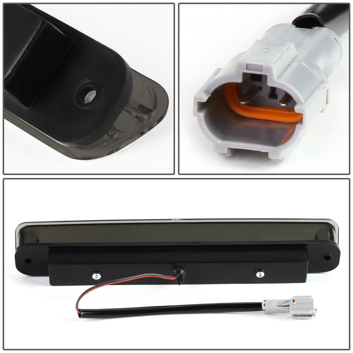 94-97 Honda Passport / 93-97 Isuzu Rodeo LED 3rd Brake Light Black Smoke