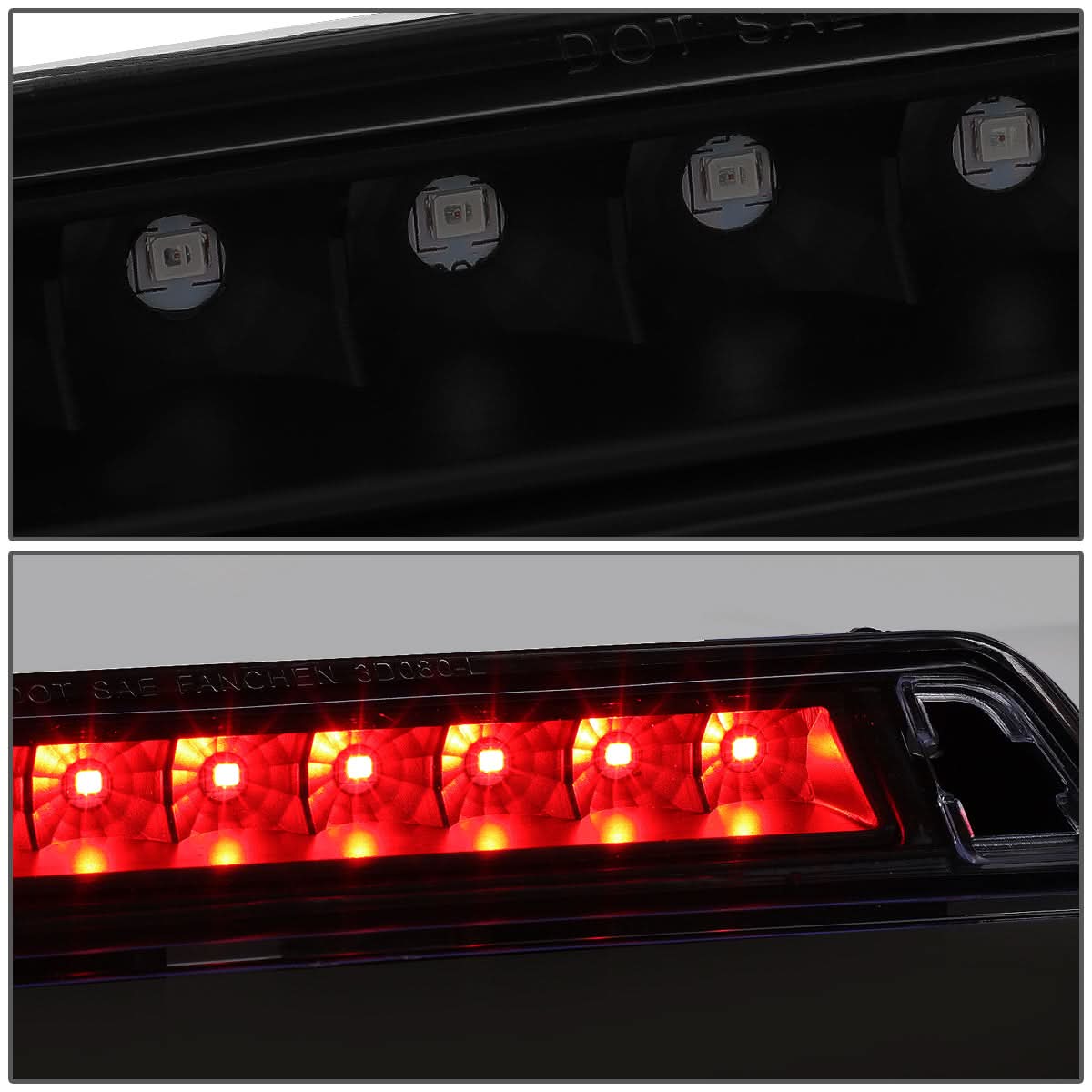 06-14 Honda Ridgeline LED 3rd Brake Light - Black/Smoke