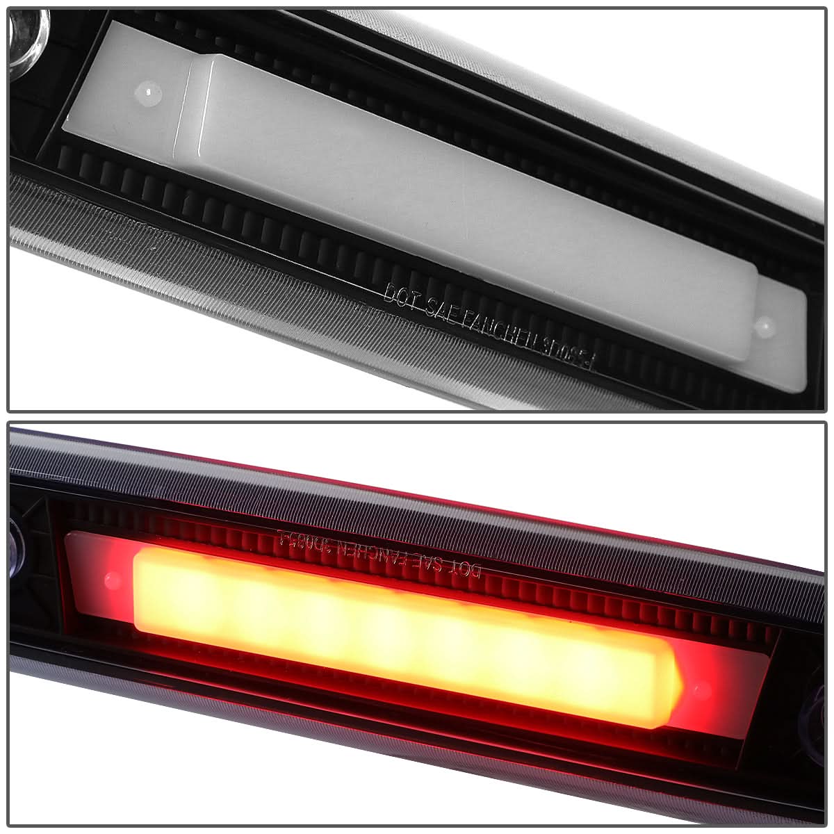 06-10 Jeep Commander 3D Style LED Third Brake Light - Black